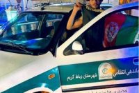 ماجرای عکس جوان افغانستانی با خودروی پلیس رباط کریم