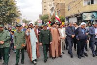 راهپیمایی ۱۳ آبان نصیر شهر پرشور تر از همیشه برگزار شد