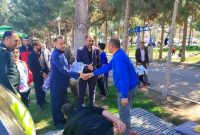 اقدام نوآورانه شهرداری نصیرشهر در اهدای لوازم فرهنگی، تفریحی و ورزشی به مردم در روز طبیعت