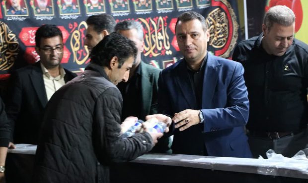 برپایی موکب پذیرایی شهرداری نصیرشهر در اربعین شهادت امام امت